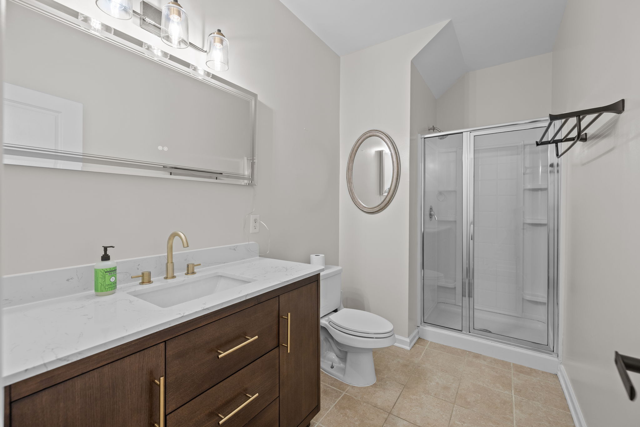 Lower level bathroom